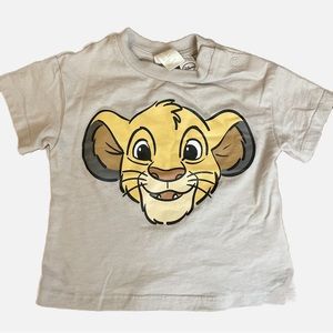 DISNEY H&M Baby Simba Tee 6 months